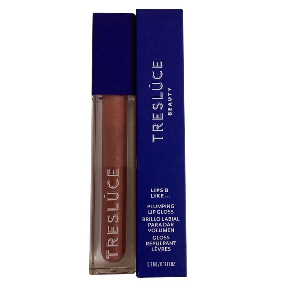 Tresluce Beauty Lips B Like Plumping‎ Lip Gloss Besame New In Box